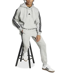 adidas Men's Essential Three Stripes Fleece Hoodie