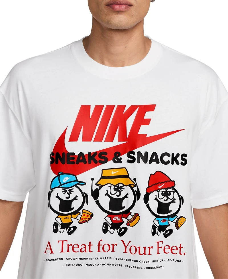Nike Men's Sportswear Max90 Loose-Fit Graphic T-Shirt