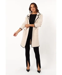 Petal and Pup Women's Oaklynn Contrast Stitch Coatigan