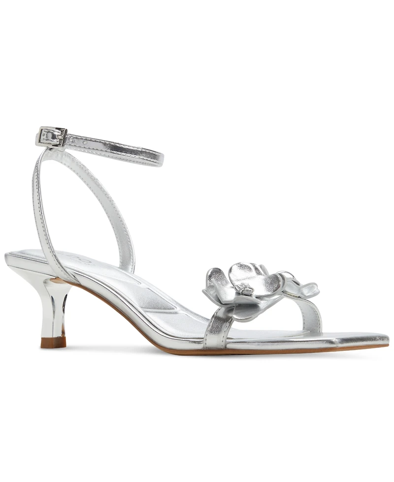 Aldo Women's Daisyrose Floral Kitten-Heel Dress Sandals