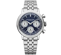 Raymond Weil Men's Swiss Automatic Chronograph Millesime Stainless Steel Bracelet Watch 40mm