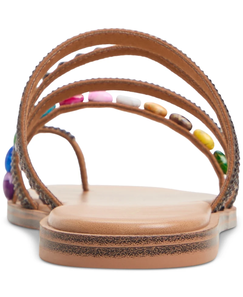 Aldo Women's Lindya Embellished Strappy Toe-Loop Flat Sandals