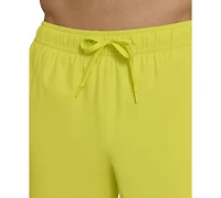 Calvin Klein Men's Core Euro Regular-Fit Quick-Dry 5" Swim Trunks with Compression Short Liner
