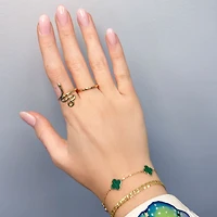 The Lovery Golden Snake Ring 14K Gold