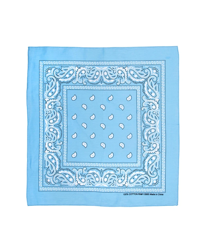 Bioworld Lightweight Multicolored 22"x22" 48-Pack Bandana Set