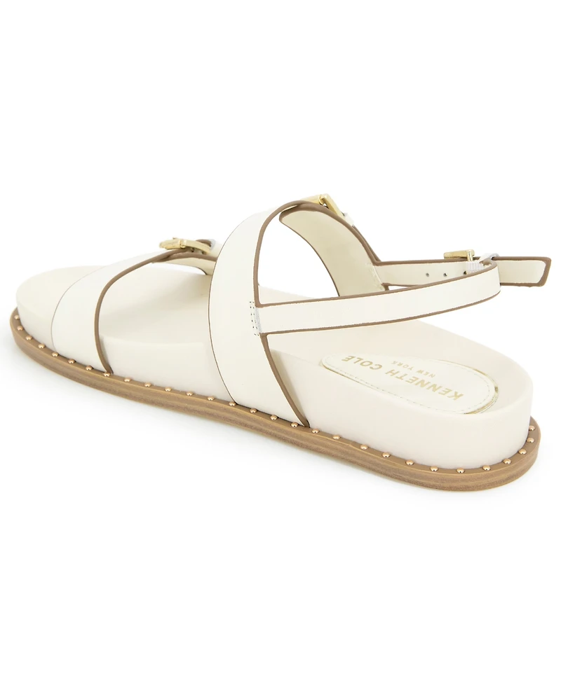 Kenneth Cole New York Women's Drinity Round Toe Flat Sandals