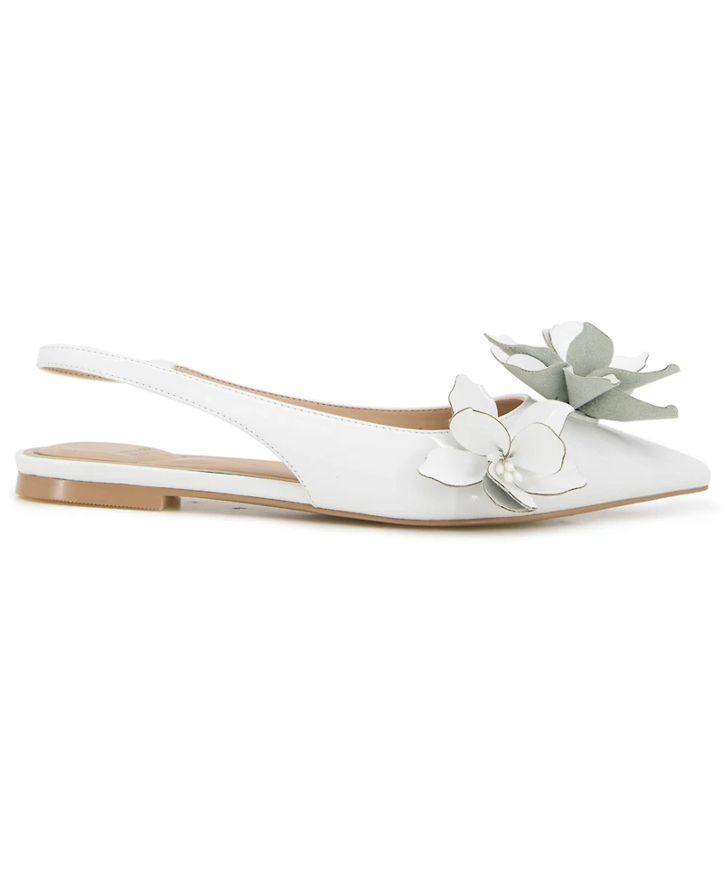 Kenneth Cole New York Women's Tayla Pointed Toe Slingback Flats