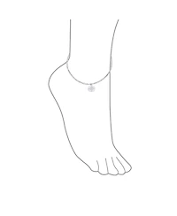 Bling Jewelry Nautical Compass Anklet Ankle Bracelet Sterling Silver 9-10 Inch