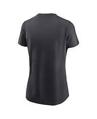 Nike Women's Anthracite Philadelphia Eagles Super Bowl Lix Champions Locker Room Trophy Collection T-Shirt