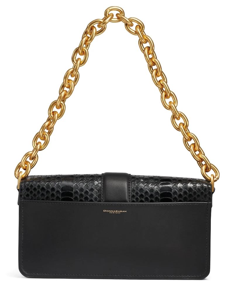 Donna Karan New York Valley Stream Skipper Snake Shoulder Bag