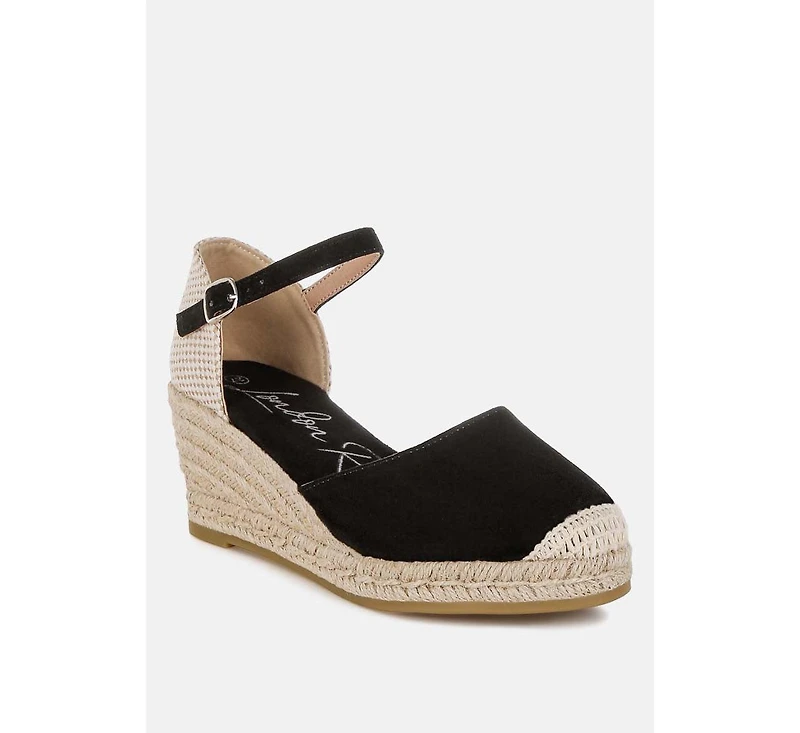 Paryor Microfiber Espadrilles Sandals