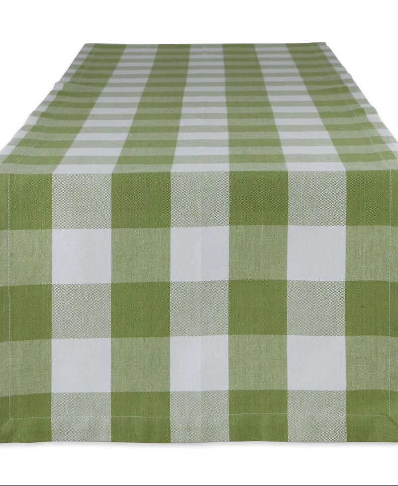 Design Imports Buffalo Check Table Runner, 14" x 72"