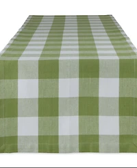 Design Imports Buffalo Check Table Runner, 14" x 72"