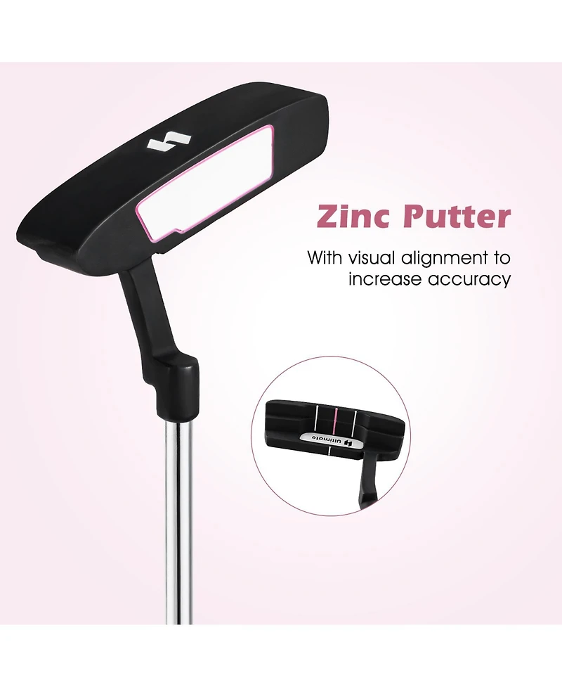 Women's Complete Golf Club Set Right Hand with Rain Hood