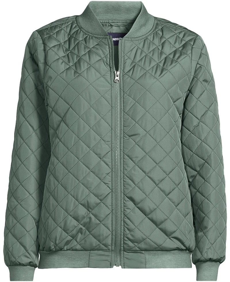 Lands' End Women's FeatherFree Insulated Bomber Jacket
