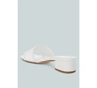 Faria Slip-On Low Block Heels