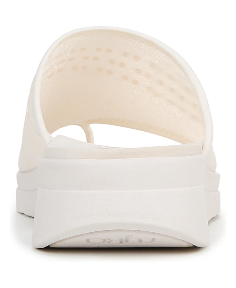 Ryka Women's Elegance Washable Toe Loop Slide Sandals