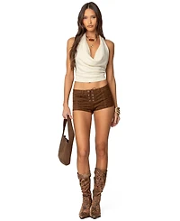 Edikted Women's Kia Cowl Neck Knit Top