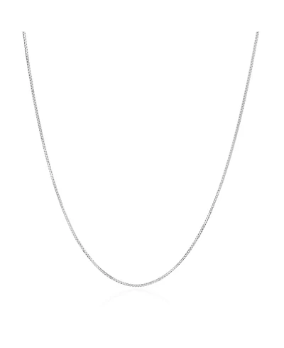 The Lovery Box Chain Necklace 14K White Gold 18 inches