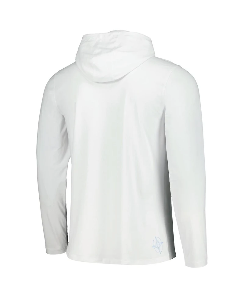 B. Draddy Men's White Presidents Cup Long Sleeve Hoodie T-Shirt