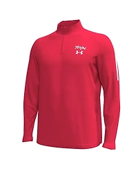 Under Armour Men's Red Maryland Terrapins Playoff Performance Quarter-Zip Jacket