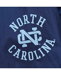 Mitchell & Ness Men's Navy North Carolina Tar Heels Anorak Vintage Logo Half-Zip Hoodie Jacket