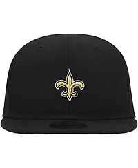 New Era Baby Boys and Girls Black New Orleans Saints My 1st 9FIFTY Adjustable Hat