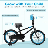 Kids Bike with Adjustable Handlebar and Saddle Perfect for Growing Riders