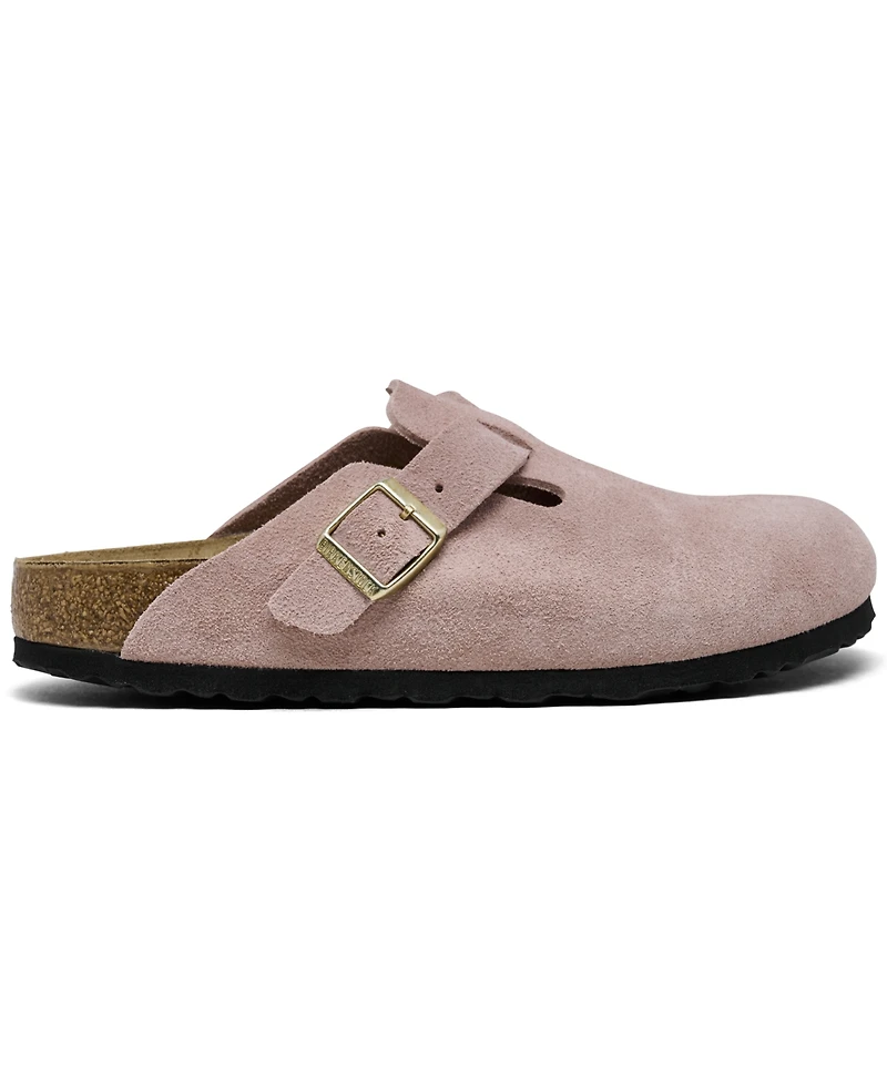 Birkenstock Women's Boston Suede Leather Clogs from Finish Line