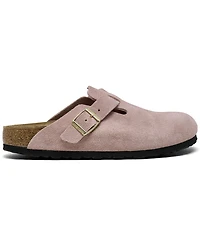 Birkenstock Women's Boston Suede Leather Clogs from Finish Line