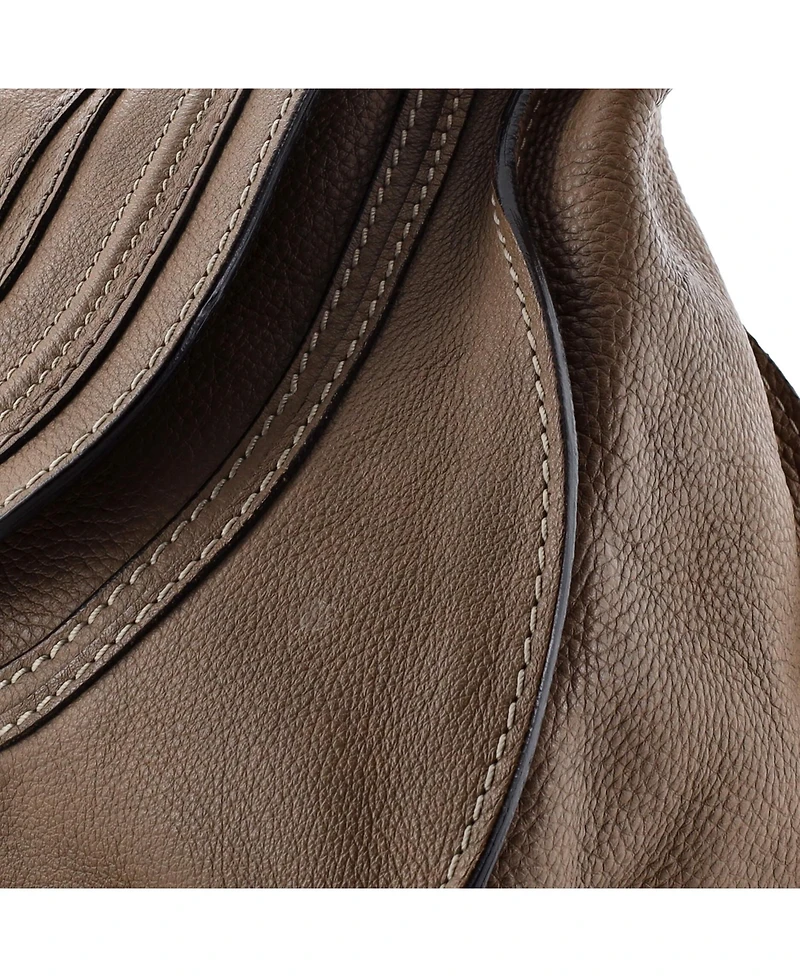 Pre-Owned Chloe Large Marcie Satchel Leather