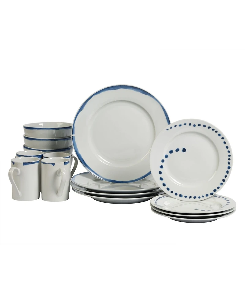 Tabletops Unlimited Isla 16 Pc. Dinnerware Set, Service for 4