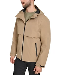 Dockers Men's Hooded Rain Jacket