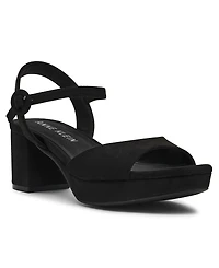 Anne Klein Women's Piper Platform Block Heel Dress Sandals