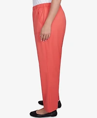 Alfred Dunner Plus Size Catalina Island Classic Balanced Side Pocket Short Length Pants