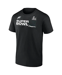 Fanatics Men's Black Philadelphia Eagles Super Bowl Lix Champions Autograph T-Shirt