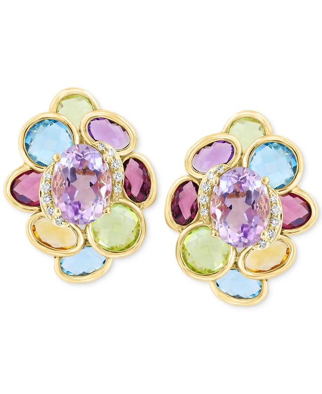 Earrings Macys Effy Jewelry Sale Shop Effy Multi-Gemstone (2-1/4