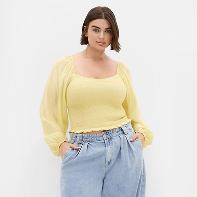City Chic Plus Rowy Top