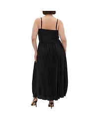 Plus Kamila Cowl Neck Dress