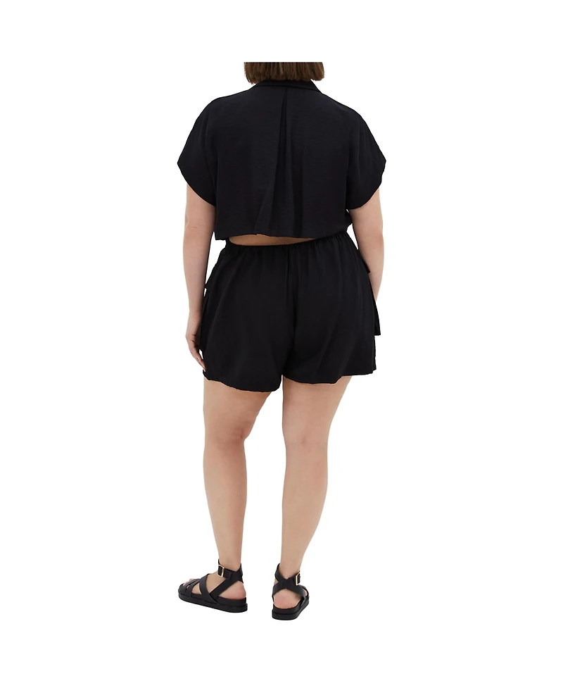 Plus Jade Playsuit
