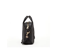 Susu Black Purse Leather Crossbody Bag Medium Size Women's Handbag