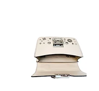 Susu Small Leather Crossbody Bag Cream Off White Purse Women's Handbag