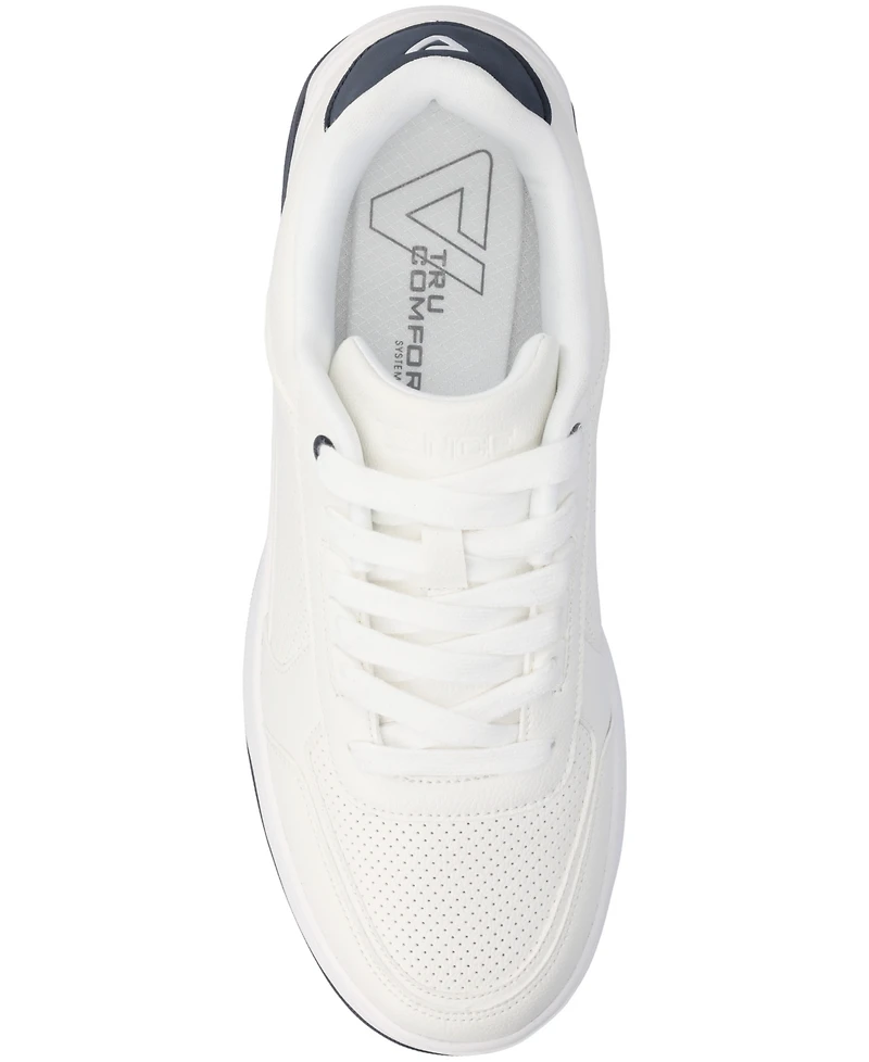 Vance Co. Men's Swift Comfort Perforated Low Top Flexible Sneaker