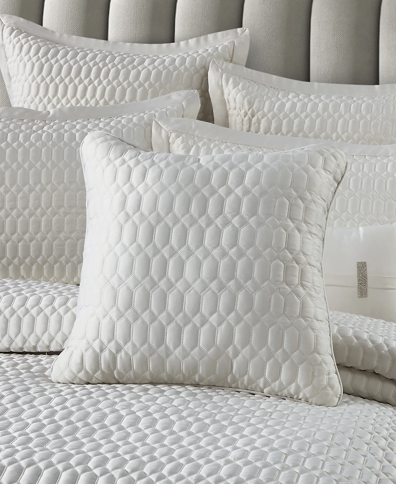 J Queen New York Brilliance Quilted Decorative Pillow, 20" x