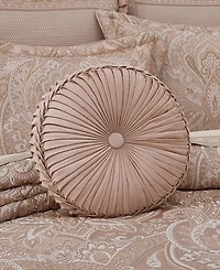 J Queen New York Fiorello Tufted Decorative Pillow, 15" Round