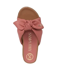 Sam and Libby Women's Astrid Bow Platform Footbed Sandals