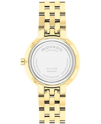 Movado Women's Museum Classic Swiss Quartz Yellow Pvd Watch, 29.5mm