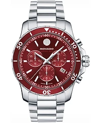 Movado Men's Series 800 Swiss Quartz Chronograph Performance Steel Watch, 42mm
