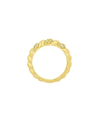 And Now This Cubic Zirconia Twisted Ring