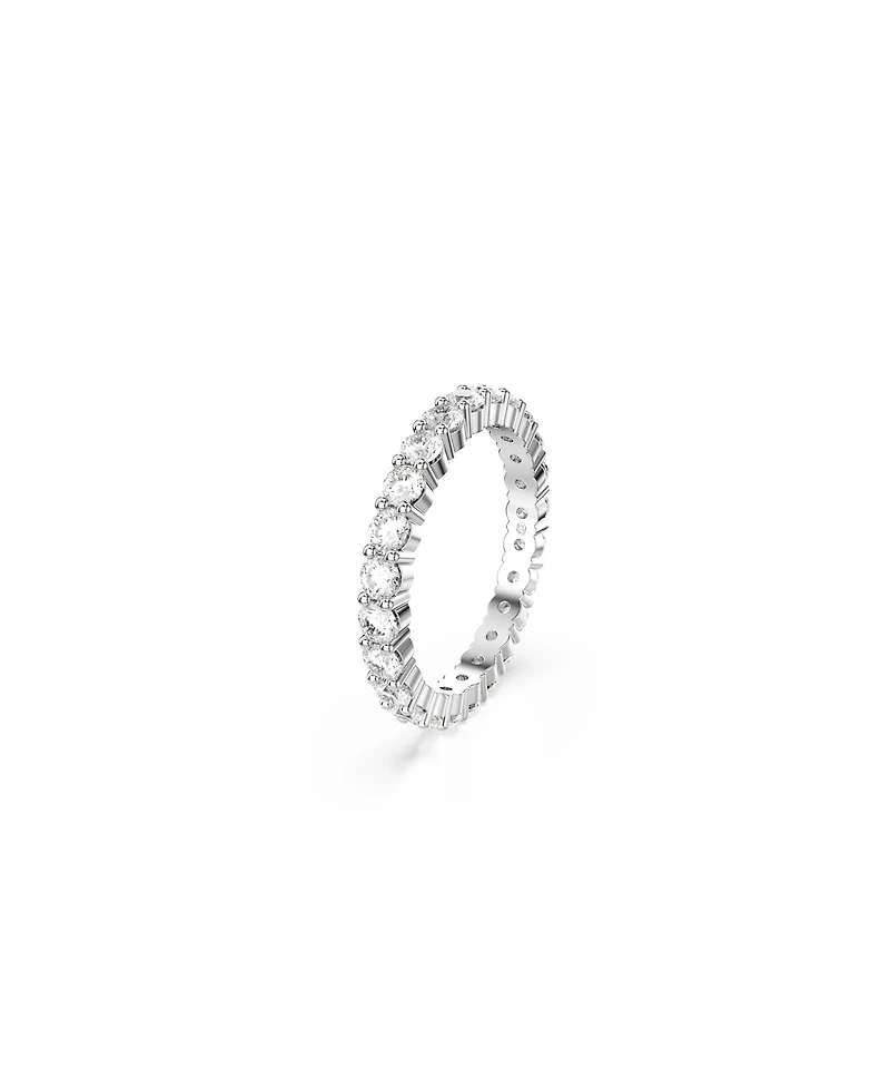 Swarovski Crystal Round Cut Vittore Band Ring